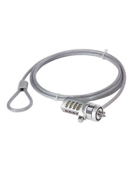 Cable antirrobo para portátil (LapTop) con combinación 4 cifras LogiLink