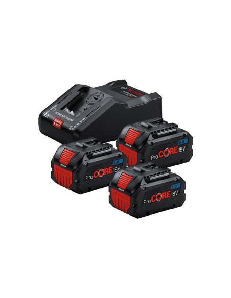 Baterías y cargador BOSCH Power Set (3 ProCORE18V 8.0Ah + GAL 18V-160 Professional)