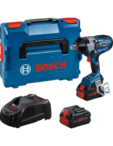 Atornillador de impacto a batería BOSCH GDS 18V-1600 HC Professional (incluye 2 baterías y cargador)