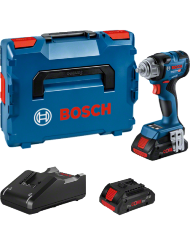 Atornillador de impacto a batería BOSCH GDS 18V-320 C Professional (incluye 2 baterías y cargador)