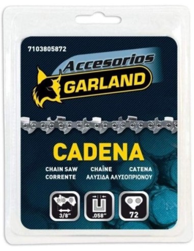 Garland 7103805872 Cadena para motosierras ⅜" 058 (72E)