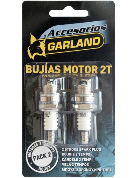 Garland 7101000100 Pack de 2 Bujías RCJ6Y