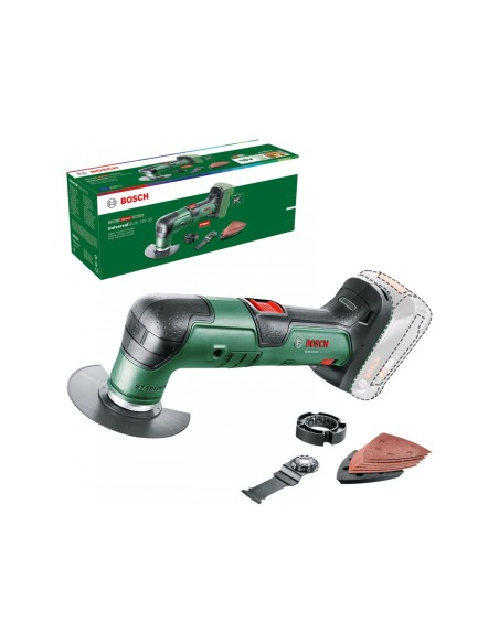 Multiherramienta a batería BOSCH UniversalMulti 18V-32 (sin batería ni cargador, con accesorios)