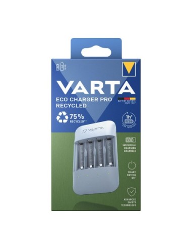 Cargador de pilas Varta Eco Charger Pro Recycled