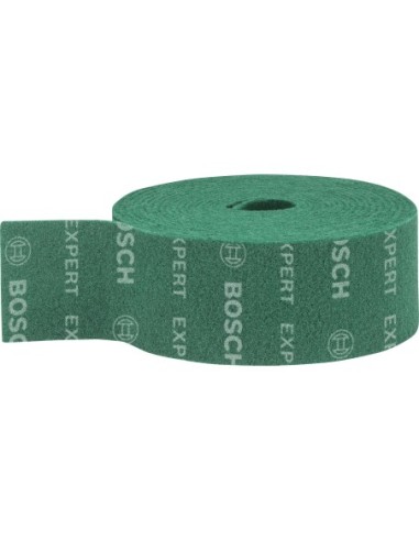 BOSCH 2608901232 Rollo de vellón Expert N880 para lijado manual de 115 mm x 10 m multiuso