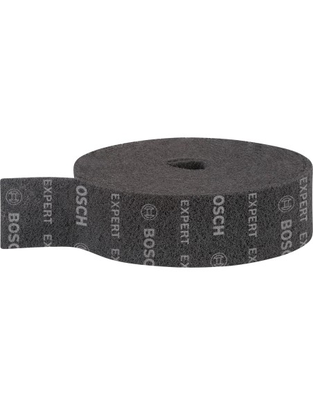 BOSCH 2608901223 Rollo de vellón Expert N880 para lijado manual de 100 mm x 10 m medio S