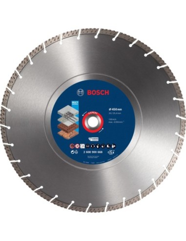 BOSCH 2608900668 Disco de diamante Expert MultiMaterial de 450 x 2540 x 33 x 12 mm