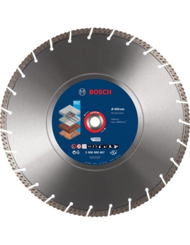 BOSCH 2608900667 Disco de diamante Expert MultiMaterial de 400 x 20/2540 x 33 x 12 mm