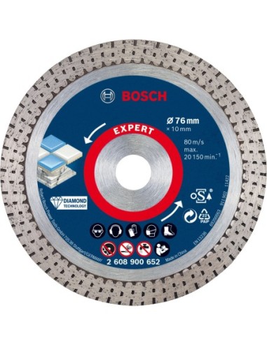 BOSCH 2608900652 Disco de corte de diamante EXPERT HardCeramic