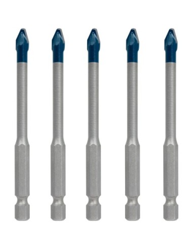 BOSCH 2608900599 Set de brocas para tejas Expert HEX-9 HardCeramic de 6 mm 5uds.