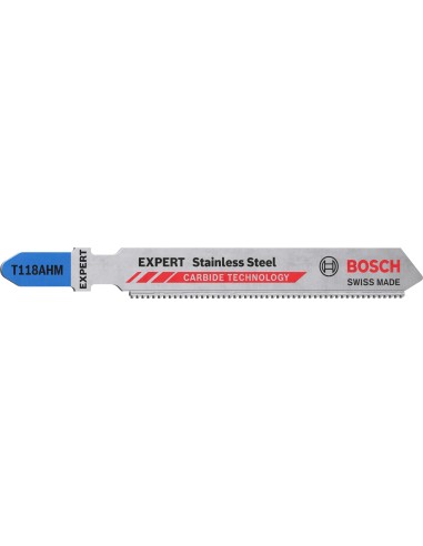 BOSCH 2608900561 Hoja de sierra de calar Expert ‘Stainless Steel’ T 118 AHM 3uds.