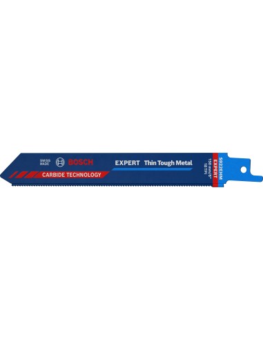 BOSCH 2608900361 Hoja de sierra sable Expert 'Thin Tough Metal' S 922 EHM 3uds.