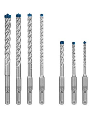 BOSCH 2608900195 Set de brocas para martillo Expert SDS plus-7X 5/6/6/8/8/10/12 mm 7uds.