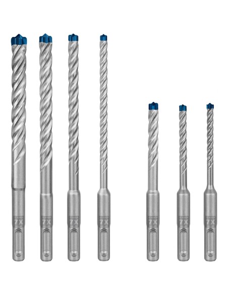 BOSCH 2608900195 Set de brocas para martillo Expert SDS plus-7X 5/6/6/8/8/10/12 mm 7uds.