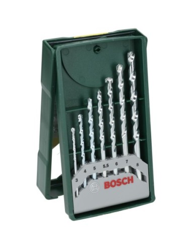 BOSCH 2607019581  Mini X-Line con 7 brocas para piedra