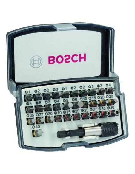 BOSCH 2607017319 Set de 32 puntas de atornillar PH1