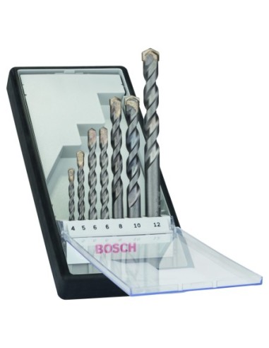 BOSCH 2607010545 Set de brocas para hormigón Robust Line CYL-3 7 unidades de 4 - 12 mm