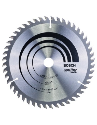 BOSCH 2608640614 Hoja De Sierra circular  OP WO H 190x20-48