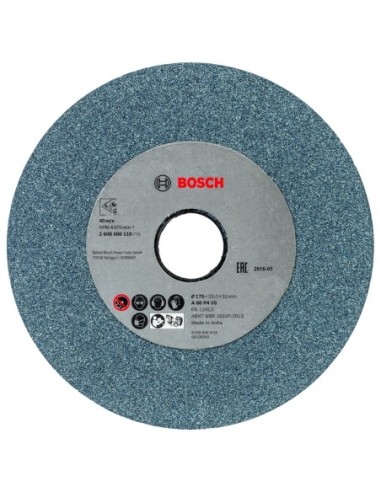 BOSCH 2608600110 Piedra afilar: 175x25x32mm G60