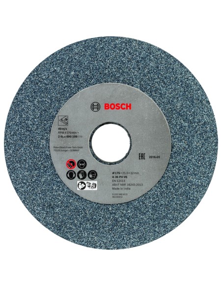 BOSCH 2608600109 Piedra afilar: 175x25x32mm G36