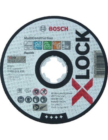 BOSCH 2608619270 Disco de corte Expert for Multiconstruction X-LOCK