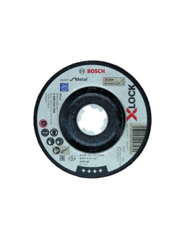 BOSCH 2608619258 Disco de desbaste Expert for Metal X-LOCK