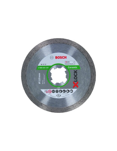 BOSCH 2608615137 Disco de diamante Standard for Ceramics X-LOCK