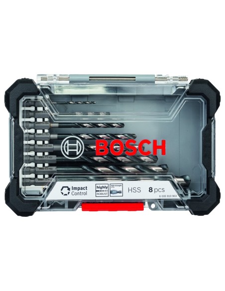 BOSCH 2608577146 Set brocas metal Hex: 234567810mm