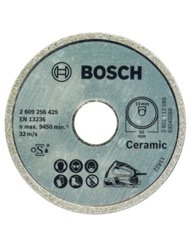 BOSCH 2609256425 Disco diamante cerámica:PKS 16Multi:DIY