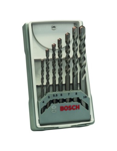 BOSCH 2607017083 CYL-3 piedra hormigón: set X-Pro 7 uds