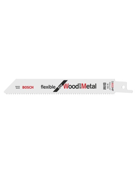 BOSCH 2608656016 Hoja de sierra sable S 922 HF Flexible for Wood&Metal