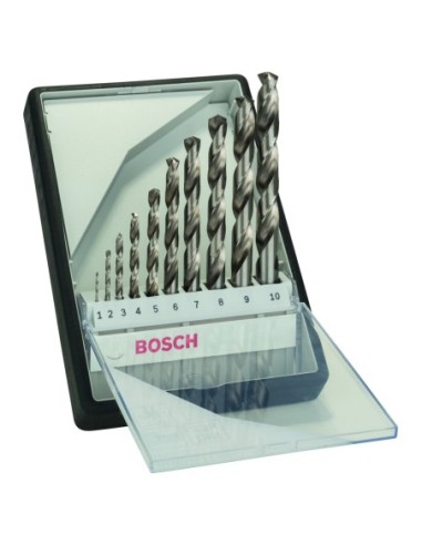 BOSCH 2607010535 HSS-G DIN338: Robustline set 10 uds:1-10