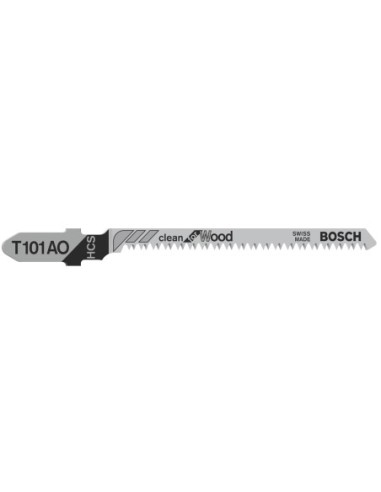 BOSCH 2608630559 Hoja de sierra de calar T 101 AO Clean for Wood