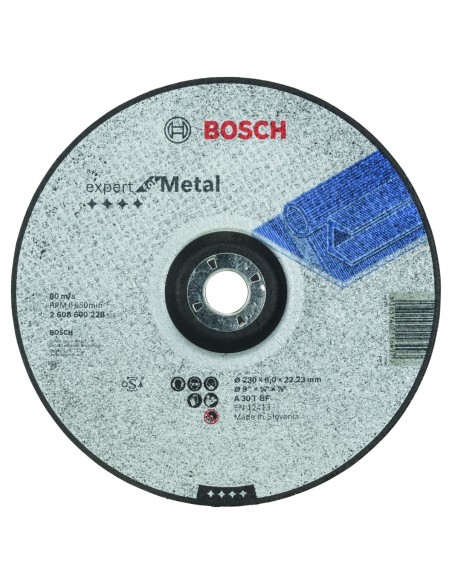 BOSCH 2608600228 Disco desbaste acodado Expert Metal A 30 T BF 230 60