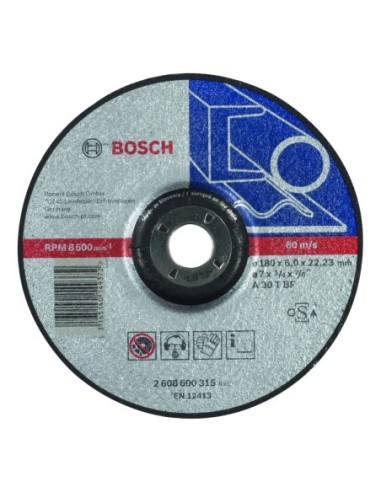 BOSCH 2608600315 Disco desbaste acodado Expert Metal A 30 T BF 180 60