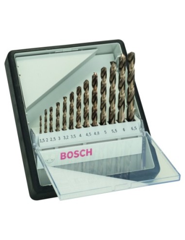 BOSCH 2607019926 HSS-Co DIN338: Robustline set 13 uds