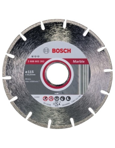 BOSCH 2608602282 Disco tronzador diamante Standard Marble 115x2223x22x3