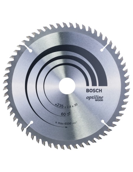 BOSCH 2608641192 Hoja sierra circular Optiline Wood 235 x 30/25 x 28 mm 60