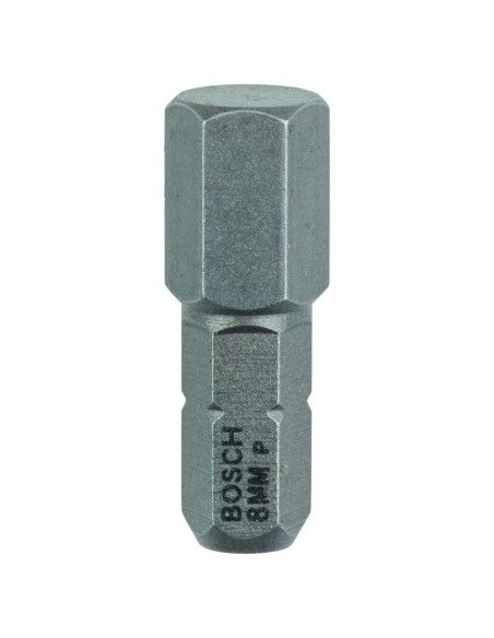 BOSCH 2607001730 Punta de atornillar extra dura HEX 8 25 mm