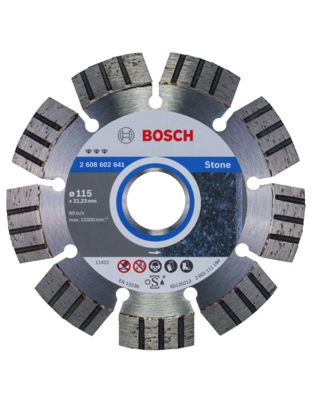 BOSCH 2608602641 Disco corte diamante Best Stone 115 x 2223 x 22 x 12