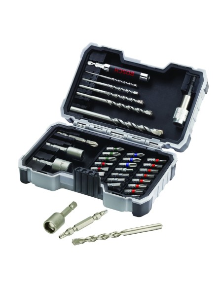 BOSCH 2607017326 Set de brocas y puntas de atornillar (35 piezas) PH1