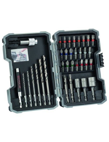 BOSCH 2607017328 Set de brocas y puntas de atornillar (35 piezas) PH1