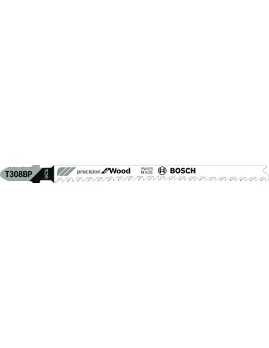 BOSCH 2609256794 Hoja de sierra de calar HCS T 308 BP Precision for Wood