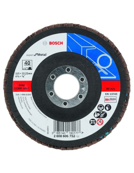 BOSCH 2608606752 Plato pulidor X551 Expert for Metal Ø 115 mm