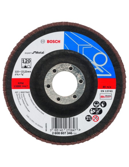 BOSCH 2608607346 Plato pulidor X551 Expert for Metal Ø 115 mm