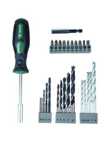 BOSCH 2607017201  Set de brocas y puntas de atornillar (27 piezas)