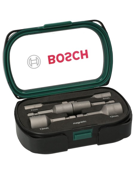 BOSCH 2607017313  Set con 6 llaves de vaso para atornillar