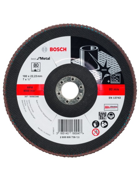 BOSCH 2608606739 Plato pulidor X571 Best for Metal Ø 180 mm