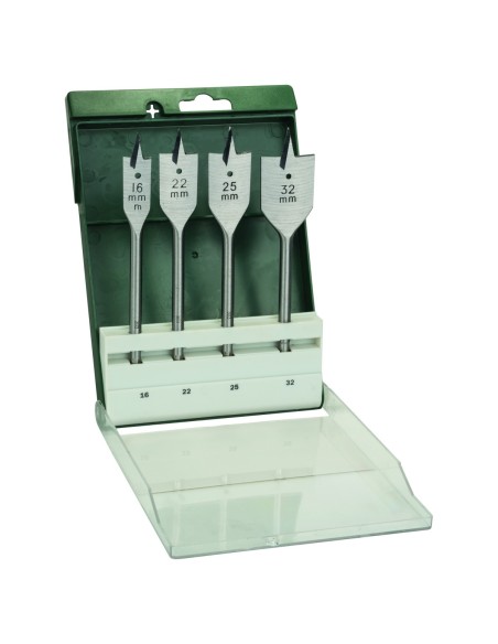 BOSCH 2609255275 Broca plana madera: Set 4 uds: DIY