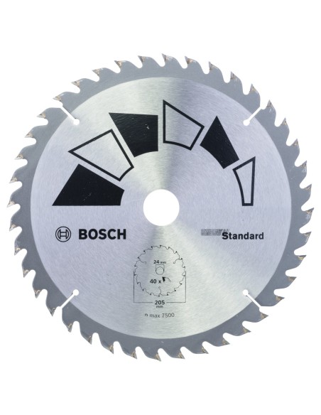 BOSCH 2609256822 Hoja de sierra circular STANDARD Ø 205 mm